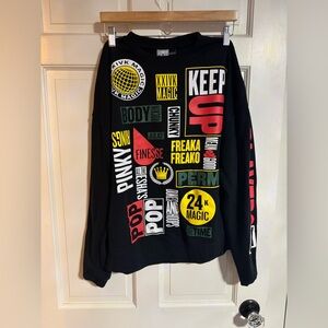 Bruno Mars 24k Magic Black Concert Sweatshirt